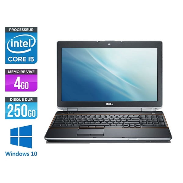 e6520 core i5 4go 250go webcam w10 min